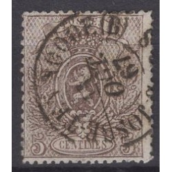 Belgique 1866 n° 25 oblitéré