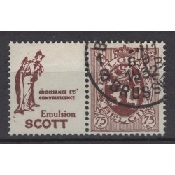 BELGIQUE 1929 N° PU57 OBLITERE