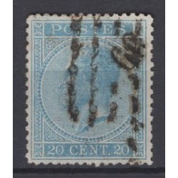 Belgique 1866 n° 18 oblitéré