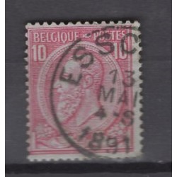 Belgique 1884 n° 46 oblitéré