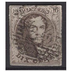 Belgium 1858 n° 10A used