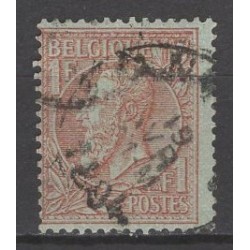 belgie 1884 n° 51 gestempeld