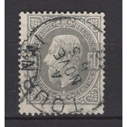 Belgique 1875 n° 35 oblitéré