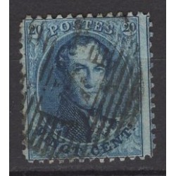 Belgique 1863 n° 15 oblitéré