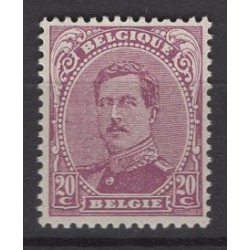 Belgique 1915 n° 140a lilas...