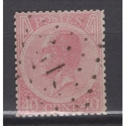 Belgique 1866 n° 20 oblitéré