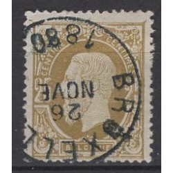 België 1875 n° 32 gestempeld