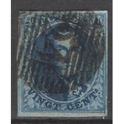 Belgique 1858 n° 11A oblitéré