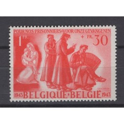 Belgie 1943 n° 623V2 gesp...