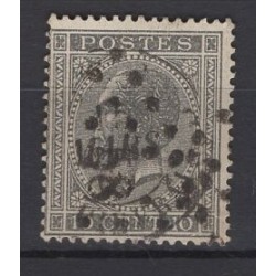 Belgique 1867 n° 17A oblitéré