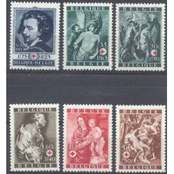 Belgique 1944 n° 647/52** neuf