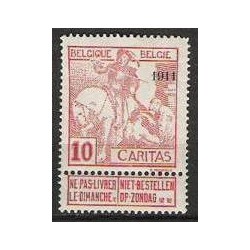 België 1911 n° 98** postfris