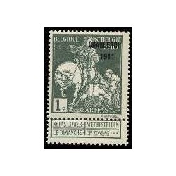 Belgique 1911 n° 101** neuf