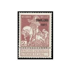 België 1911 n° 103** postfris