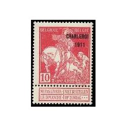 Belgique 1911 n° 107** neuf