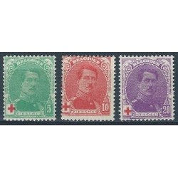 Belgique 1914 n° 129/31...