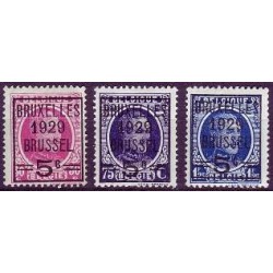 Belgium 1929 n° 273/75 used