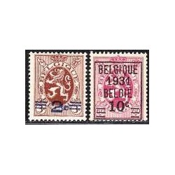 Belgium 1931 n° 315/16 used