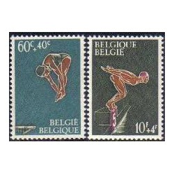 Belgique 1966 n° 1372/73**...