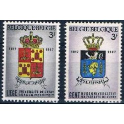 Belgium 1967 n° 1433/34 used