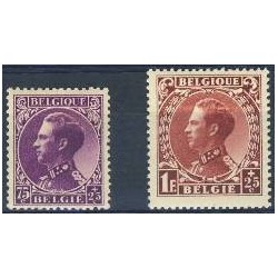 Belgium 1934 n° 391+393 used