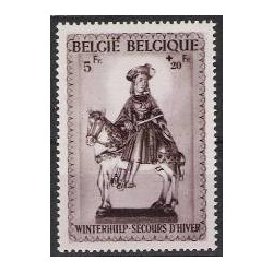 Belgique 1942 n° 592A oblitéré
