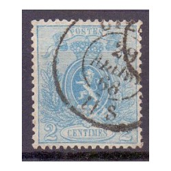 belgie 1867 n° 24 gestempeld