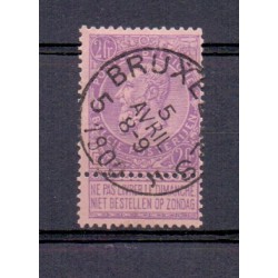 Belgique 1893 n° 66 oblitéré