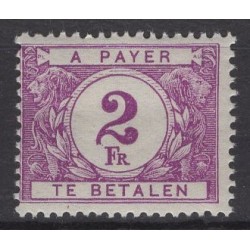 Belgique 1922 n° TX47a**...