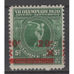 Belgien 1921 n° 184V**...