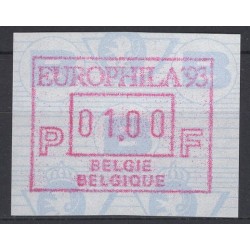 Belgium 1993 n° ATM89** mnh...