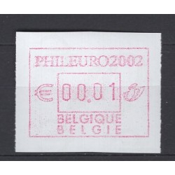 Belgium 2002 n° ATM109** mnh