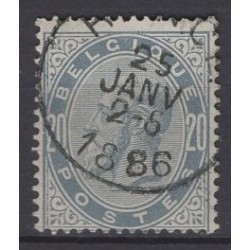Belgique 1883 n° 39 oblitéré