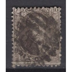 Belgium 1863 n° 14A used