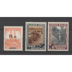 Congo Belge 1941 n° 225/27...